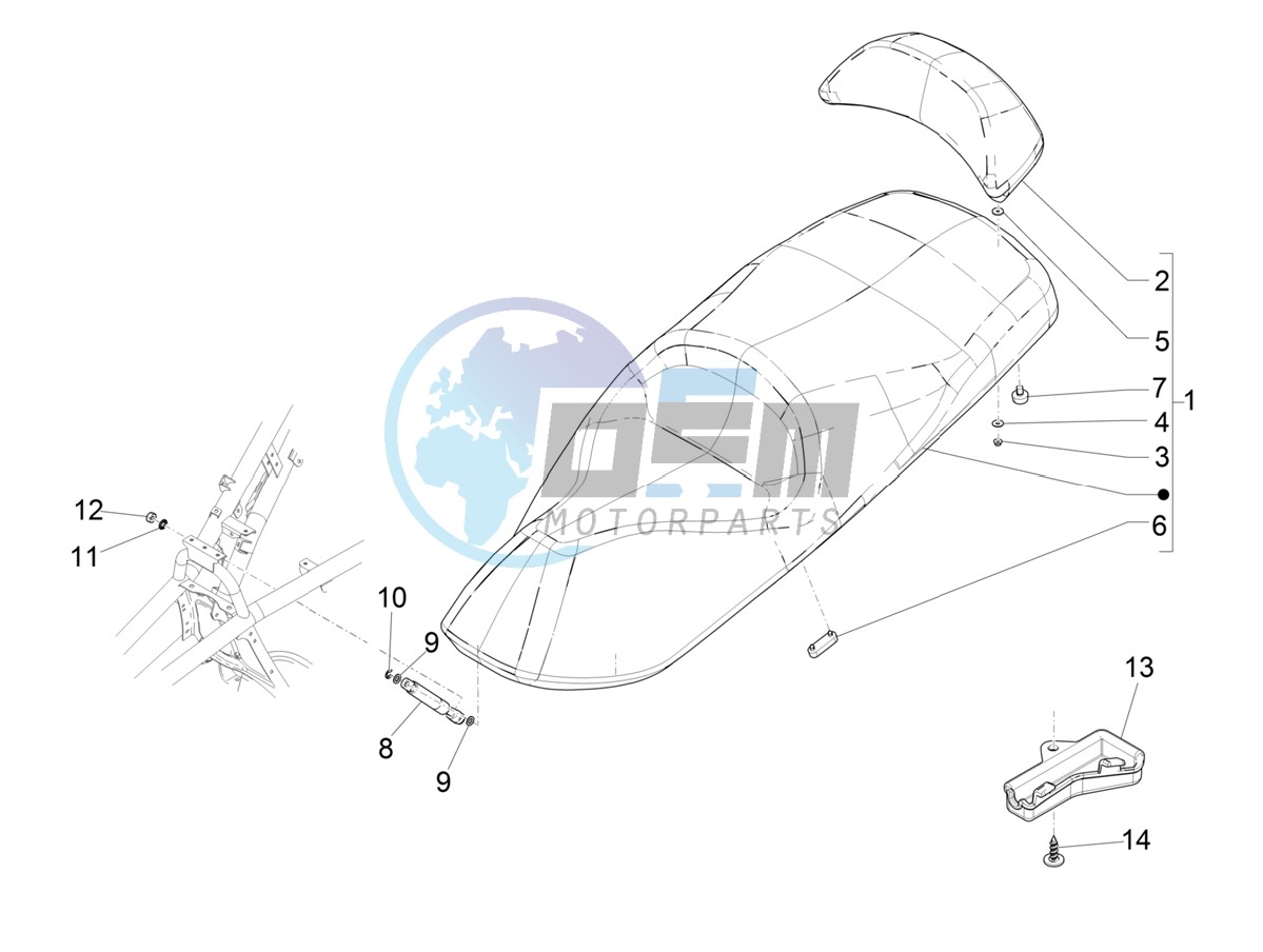 Saddle/seats