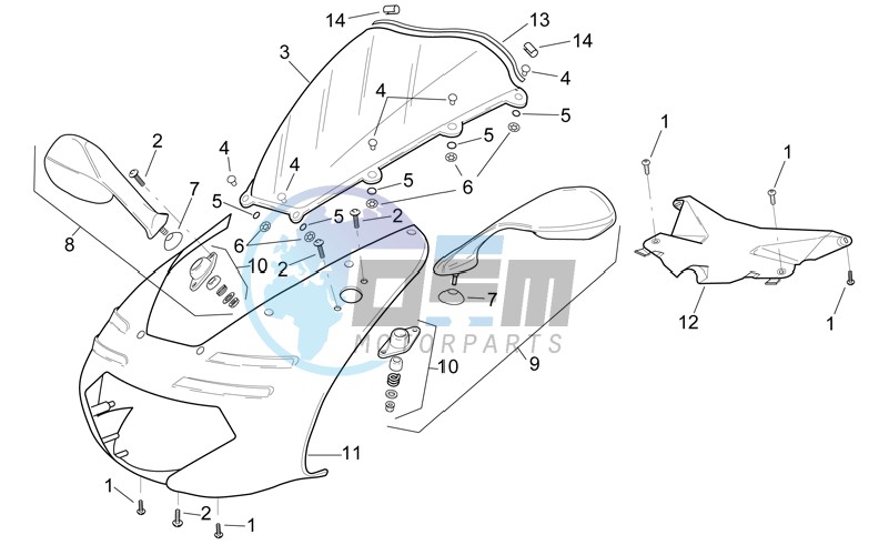 Front body - Front fairing