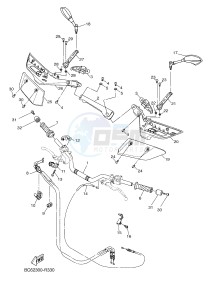 MTT690P-AB MT-07 TRACER TRACER 700 (B7K1 B7K1 B7K1 B7K1) drawing STEERING HANDLE & CABLE