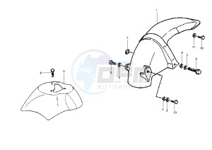 Zip 50 drawing Mudguard