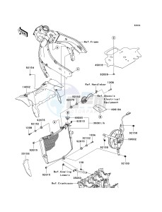 ZX 600 R [NINJA ZX-6R MONSTER ENERGY] (R9FA) R9FA drawing RADIATOR