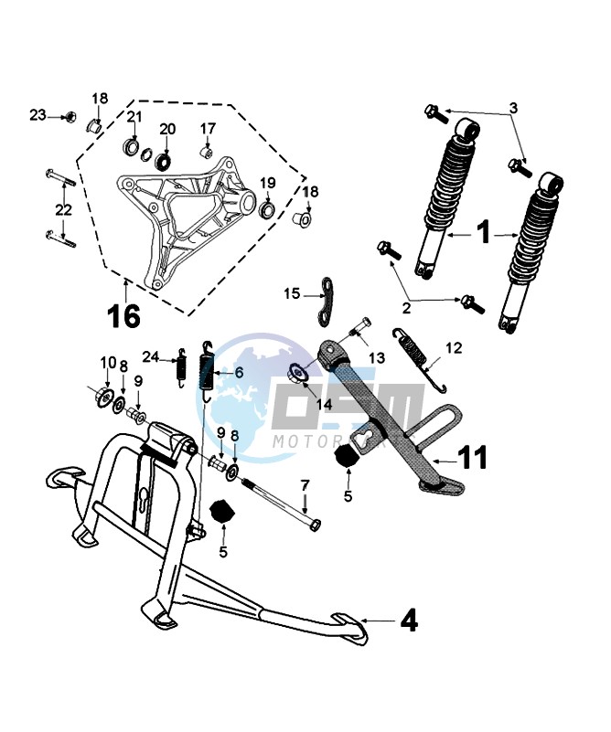 SUSPENSION AND STAND