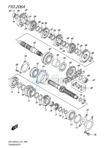 GSX-1250F ABS EU drawing TRANSMISSION