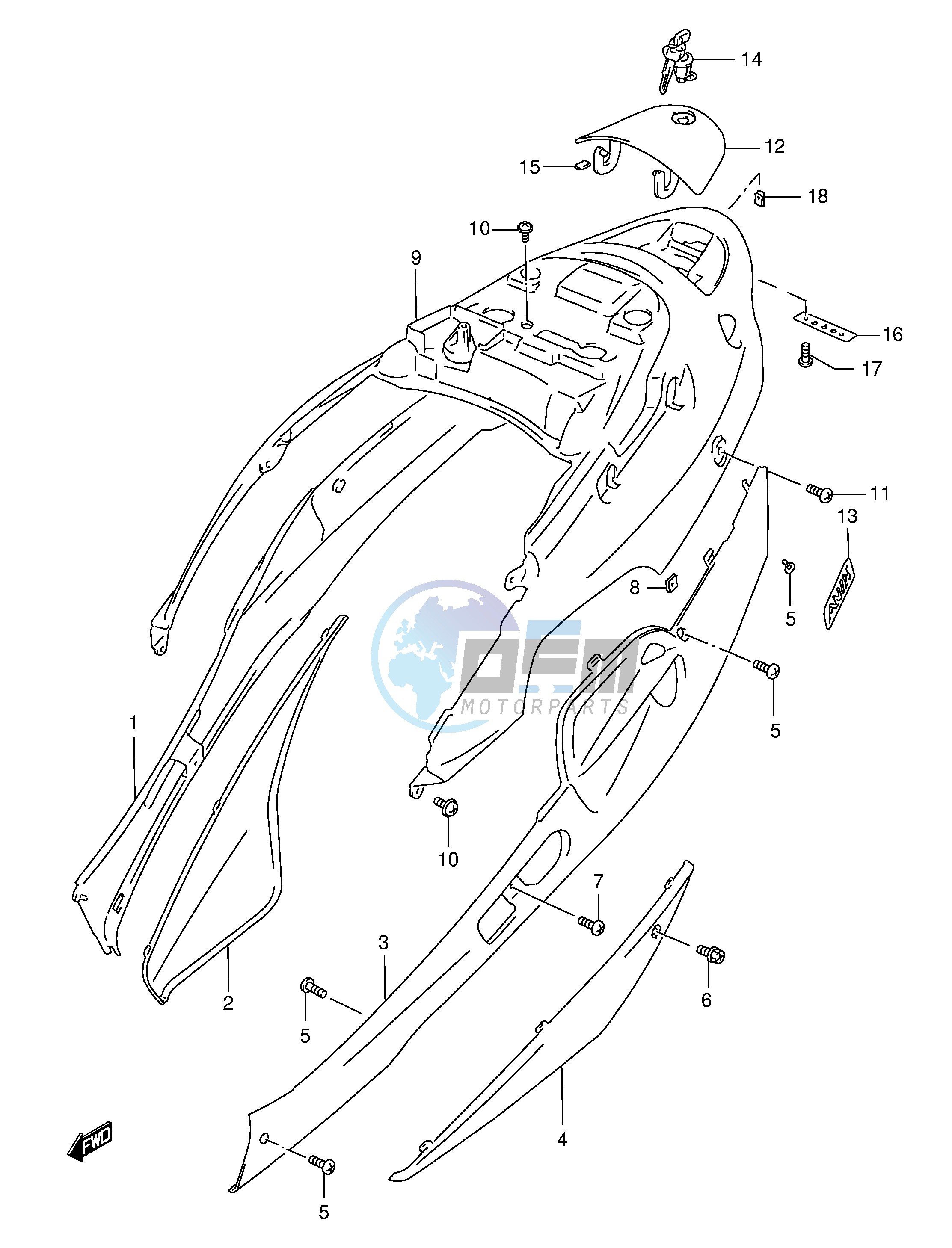 FRAME COVER (MODEL W X Y)