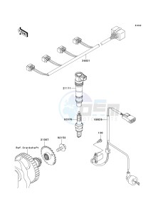 ZR 1000 B [Z1000 EUROPEAN] (B7F-B9F) 0B9F drawing IGNITION SYSTEM