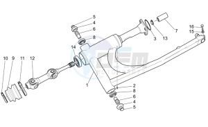 California Vintage 1100 drawing Transmission complete I