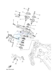 MTN850 MTN-850-A MT-09 ABS (BS2B) drawing STEERING