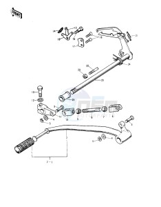 S2 A [MACH II] (-A) 350 [MACH II] drawing GEAR CHANGE MECHANISM