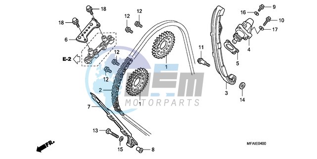 CAM CHAIN/TENSIONER