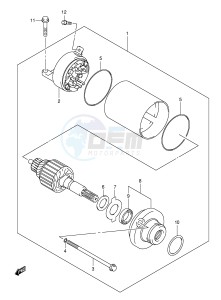 GSX-R600 (E2) drawing STARTING MOTOR (MODEL Y)