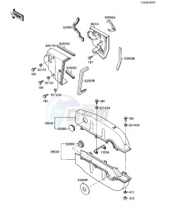 KLF 110 B [MOJAVE 110E] (B1-B2) [MOJAVE 110E] drawing CHAIN COVER