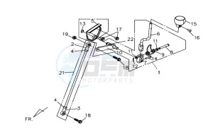 QUAD LANDER 300SL drawing SHIFT ROD - SHIFT LEVER