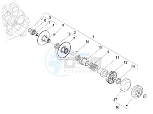 Liberty 50 2t Sport (UK) UK drawing Driven pulley