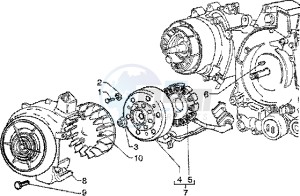 Skipper 150 4t drawing Flywheel magneto