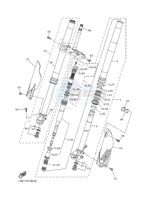 YZ250F (1SME 1SMJ 1SMK 1SML) drawing FRONT FORK