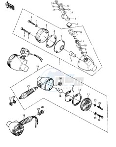 KE 100 A [KE100] (A9-A10) [KE100] drawing TURN SIGNALS -- KE100-A10- -