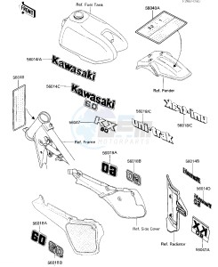 KX 60 B [KX60] (B1-B4) [KX60] drawing LABELS