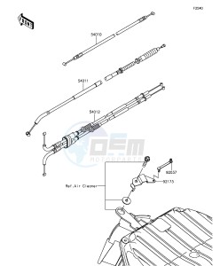 NINJA ZX-6R ZX636EGFA GB XX (EU ME A(FRICA) drawing Cables