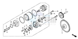 FES125 S-WING drawing STARTING MOTOR (FES1257/A7)(FES1507/A7)