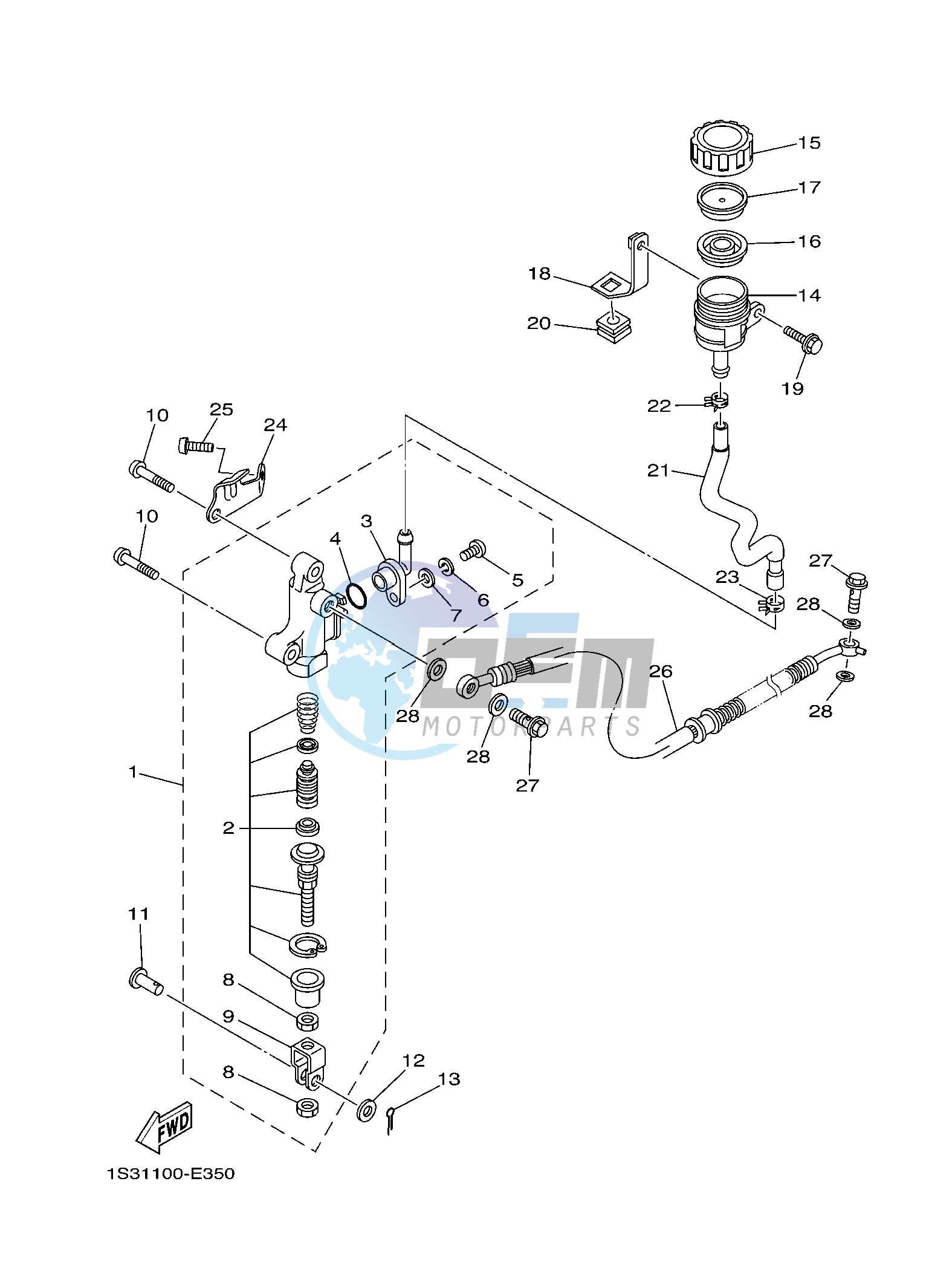 REAR MASTER CYLINDER