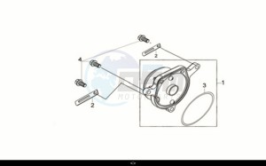 CRUISYM a 300 (LV30W2-EU) (M1) drawing CYL. HEAD SIDE COVER ASSY