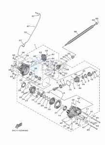 YXE1000EW YX10ERPAP (B4MN) drawing FRONT DIFFERENTIAL