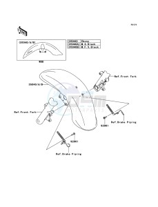 VN1700_VOYAGER_CUSTOM_ABS VN1700KEF GB XX (EU ME A(FRICA) drawing Front Fender(s)