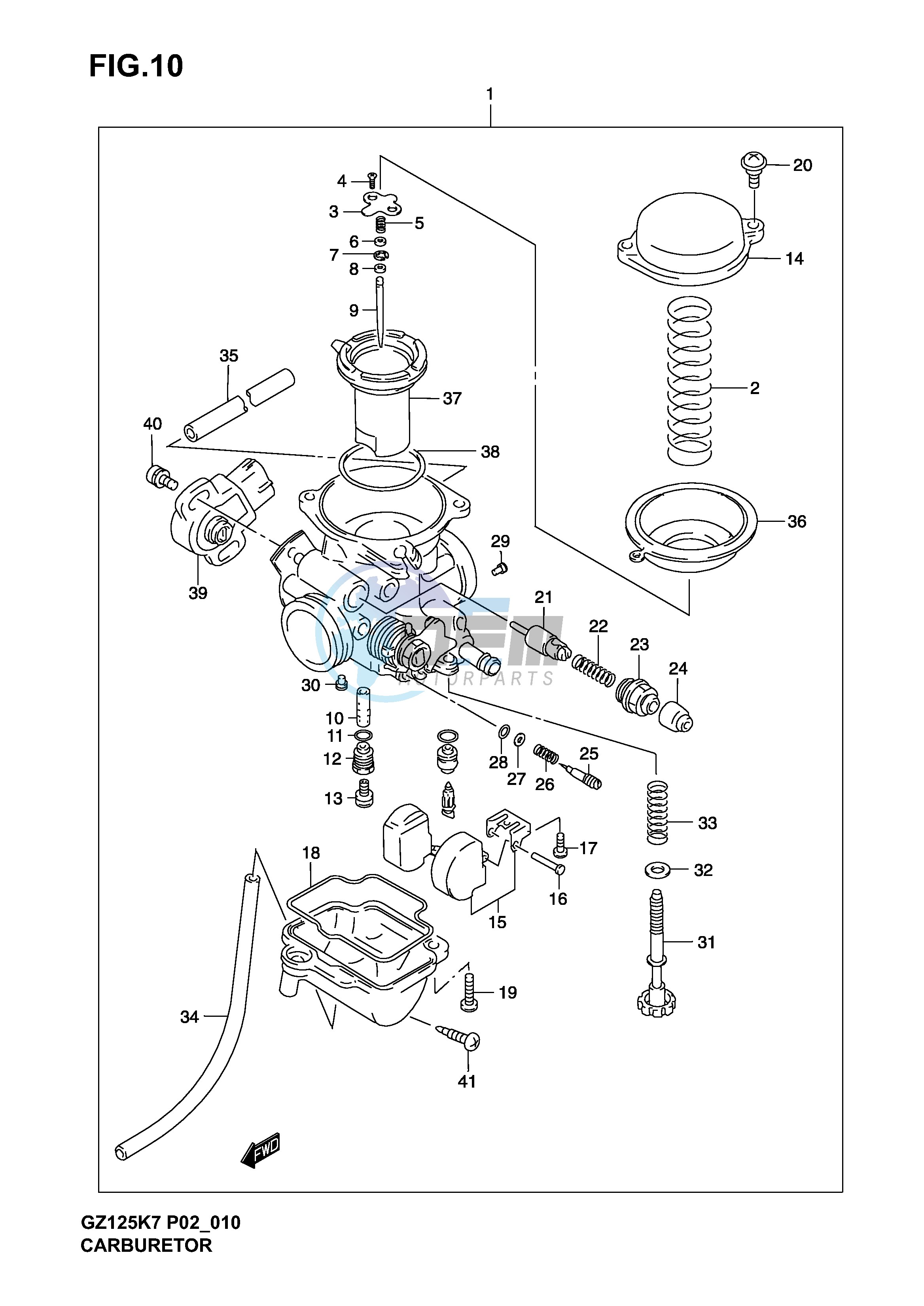 CARBURETOR (MODEL K3 K4 K5 K6)