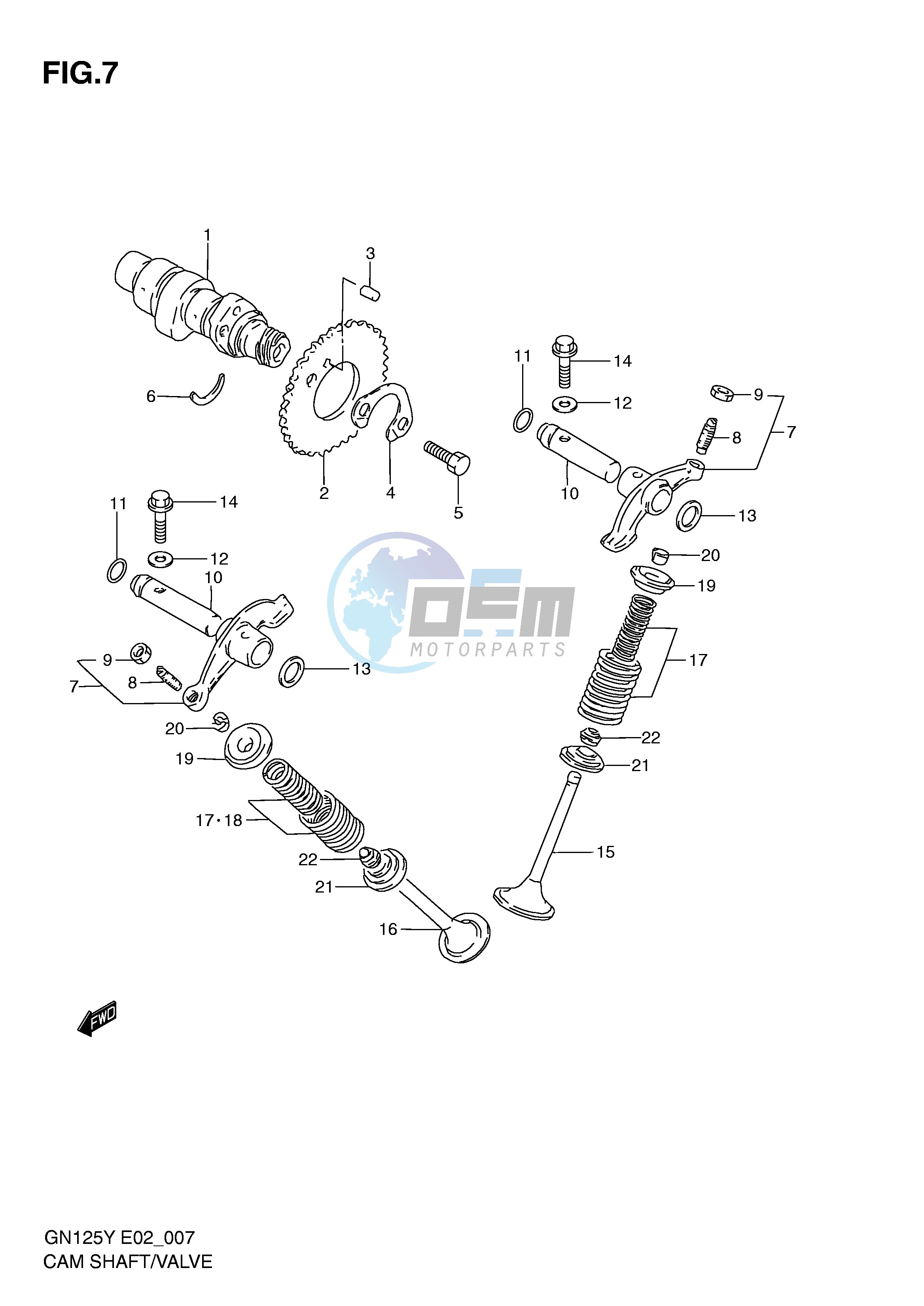 CAM SHAFT - VALVE