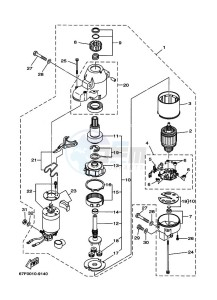 F100A drawing STARTER-MOTOR