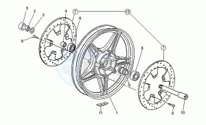 GT 1000 drawing Frnt wh, alloy, 2nd series