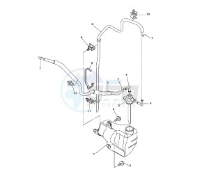 XTZ SUPER TENERE 1200 drawing TANK RECOVERY