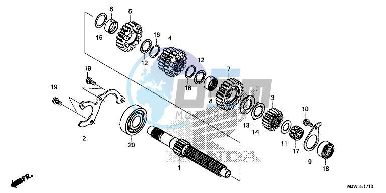 TRANSMISSION (MAINSHAFT)