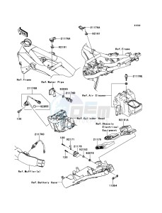 Z750 ZR750LCF UF (UK FA) XX (EU ME A(FRICA) drawing Fuel Injection