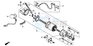 FX650 drawing STARTING MOTOR