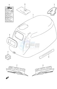 DF 4 drawing Engine Cover