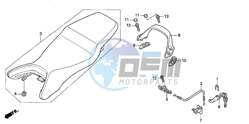 SEAT (CBR600F/F44)