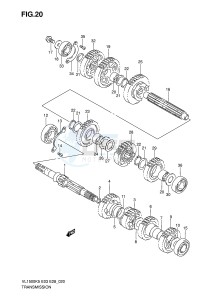 VL1500 (E3-E28) drawing TRANSMISSION (MODEL K5)