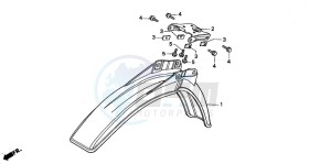 MT50S drawing FRONT FENDER