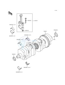 ZR 1100 A [ZR1100 ZEPHYR] (A1-A4) drawing CRANKSHAFT