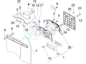 LX 50 2T drawing Rear cover - Splash guard