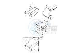 FZR R 600 drawing SEAT