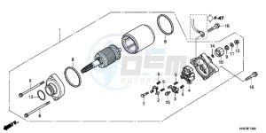 TRX500FPMC drawing STARTER MOTOR