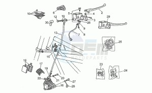 V 50 500 PA PA drawing Rh front brake system