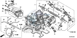 VFR1200XDH 2ED - (2ED) drawing THROTTLE BODY