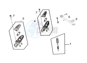 CRUISYM 125I ABS (L8 L9) EU EURO4 drawing SIDE STAND - R-L. STEP BAR