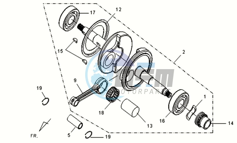 CRANKSHAFT / PISTON / PISTON RING