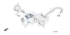 CBF1000SA UK - (E / ABS MKH) drawing AIR INJECTION CONTROL VALVE