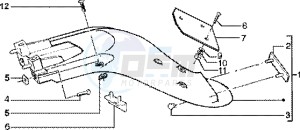 Liberty 150 Leader drawing Rear mudguard