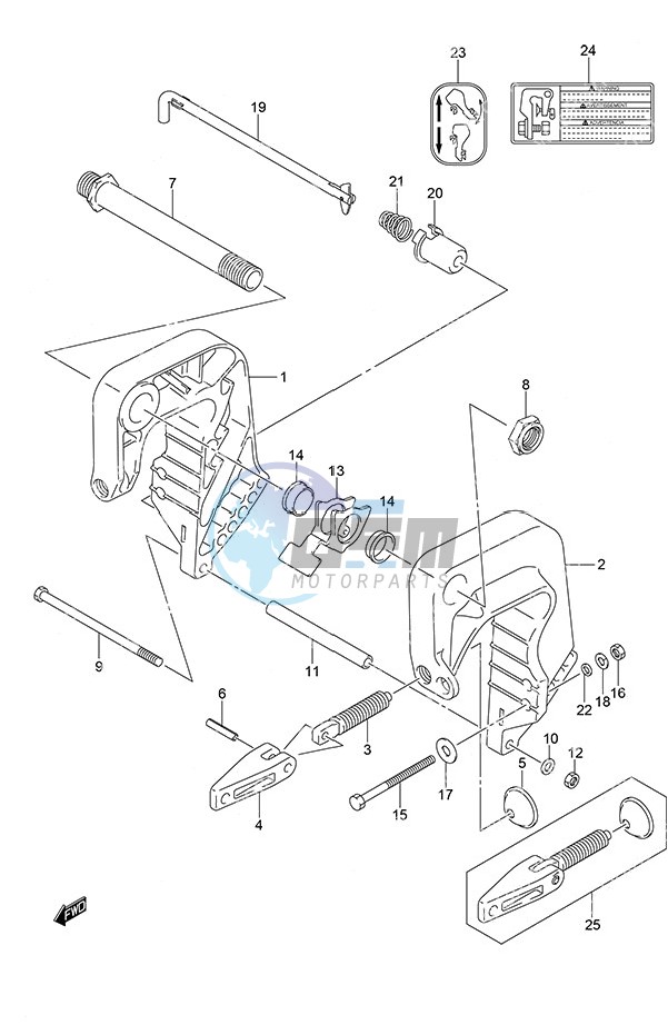 Clamp Bracket Non-Remote Control